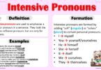 Intensive Pronouns In English