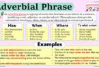 Adverbial Phrases in English