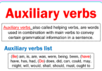 Auxiliary Verbs in English Grammar with Examples