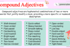 Compound Adjectives Explained: Usage, Types, and Examples