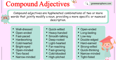 Compound Adjectives Explained: Usage, Types, and Examples