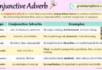 Conjunctive Adverbs in English