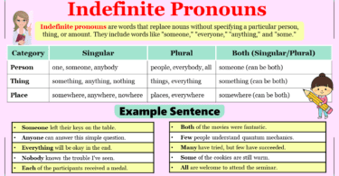 Indefinite Pronouns Definition and Examples