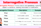 Interrogative Pronouns Definition and Examples