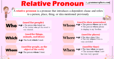 Relative Pronouns: Definition and Examples