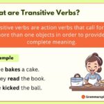 What are Transitive Verbs?