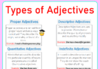 Types of Adjective in English