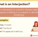 What is Interjection