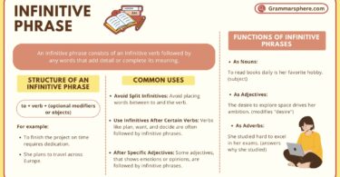 Infinitive Phrases in English