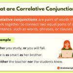 What are Correlative Conjunctions