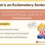 What is an Exclamatory Sentence?