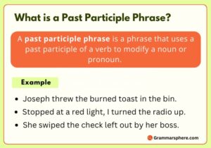 What Is a Past Participle?