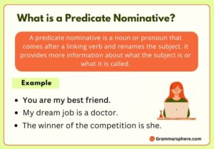 What is a Predicate Nominative?