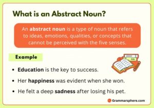 What is an Abstract Noun?