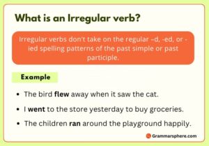 What is an Irregular Verb?