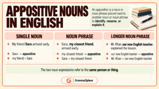 Appositive Nouns in English